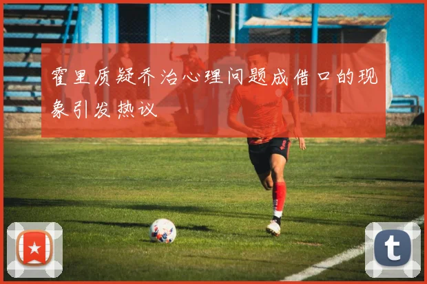 霍里质疑乔治心理问题成借口的现象引发热议